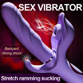 Vibrador telescópico, estimulador de clítoris, masajeador vaginal del punto G, consolador masturbador de silicona